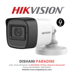 HIKVISION Pro 2MP Bullet In-Built MIC CCTV (DS-2CE16D0T-ITPFS)