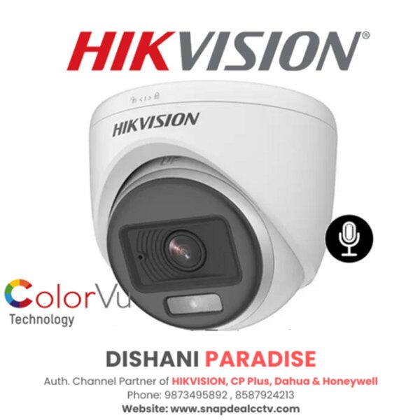 HIKVISION Pro 2MP ColorVu Dome CCTV (DS-2CE70DF0T-PFS)