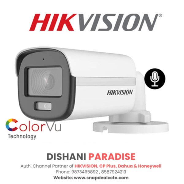 HIKVISION Pro 2MP ColorVu Bullet CCTV (DS-2CE10DF0T-PFS)