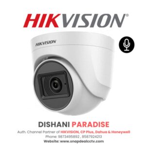 HIKVISION Pro 2MP Dome In-Built MIC CCTV (DS-2CE76D0T-ITPFS)