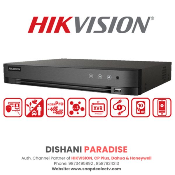 HIKVISION Pro 16 Channel 4K 2SATA H.265+ AcuSense DVR (iDS-7216HQHI-M2/FA)