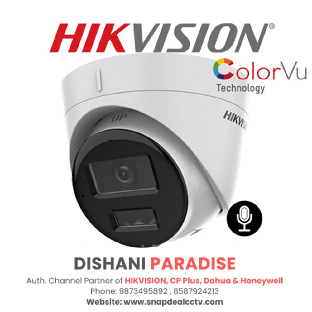 HIKVISION IP 4MP Dome Smart Hybrid Light With MIC CCTV (DS-2CD1343G2-LIU)