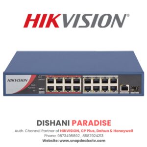 HIKVISION 16 Port PoE Switch (DS-3E0318P-E/M)