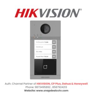 HIKVISION IP 4 Button VDP Metal Villa Door Station (DS-KV8413-WME1)