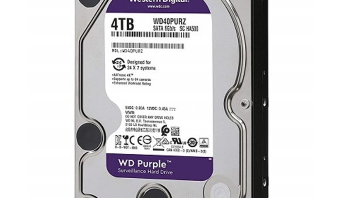 Surveillance Hard Drive WD Purple 4TB SATA - Snapdealcctv