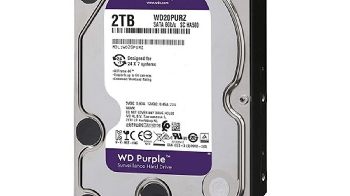 WD Purple 2TB SATA Surveillance Hard Drive - Snapdealcctv