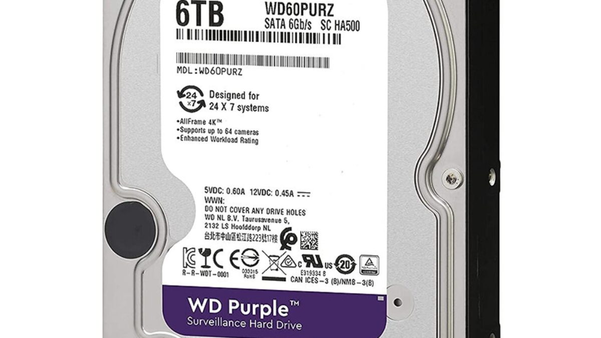WD Purple 6TB SATA Surveillance Hard Drive - Snapdealcctv