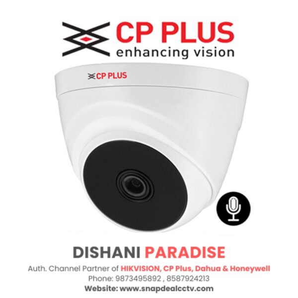 CP Plus HD 5MP with MIC Dome CCTV (CP-USC-DC51PL2C)