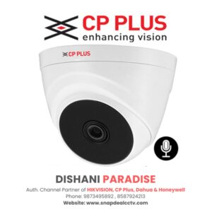 CP Plus HD 2.4MP Dome CCTV (CP-URC-DC24PL2C)