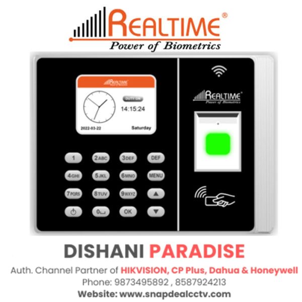 Realtime RS9W Wi-Fi Biometric Attendance Machine with Access Control