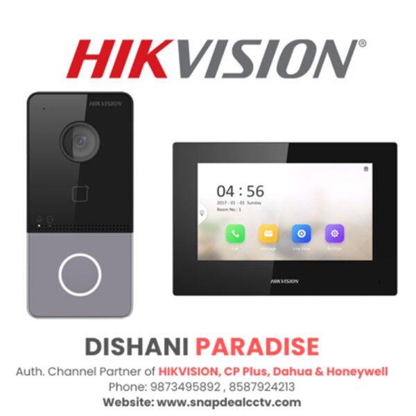 HIKVISION IP 7" VDP Video Door Phone Kit (DS-KIS603-P)