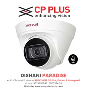 CP Plus IP 4MP Dome CCTV with MIC (CP-UNC-DA41PL3C)