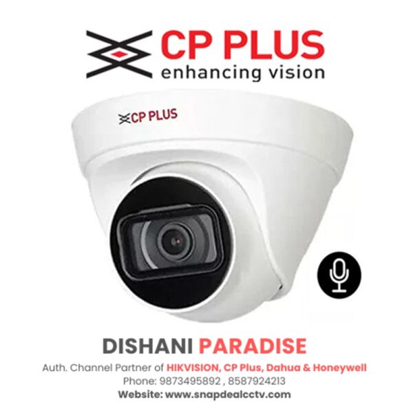 CP Plus IP 5MP Dome CCTV with MIC (CP-UNC-DA51L3C)