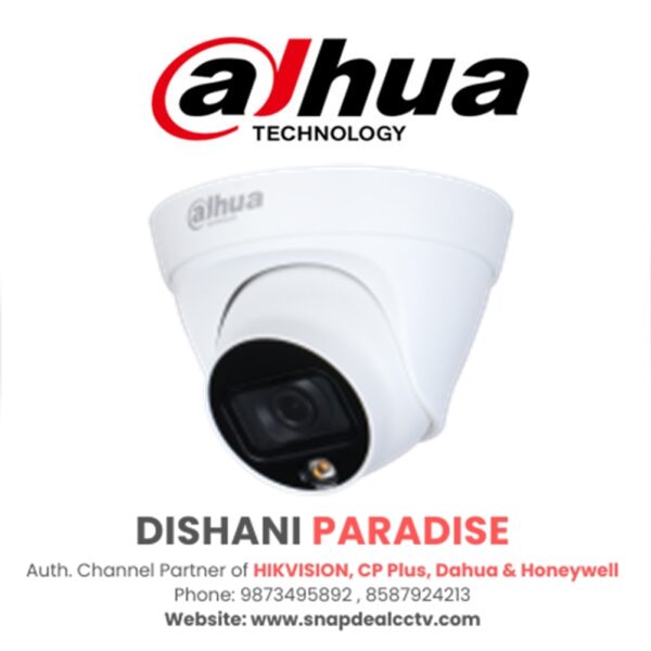 Dahua IP 2MP Dome Full time Color Network CCTV (IPC-HDW1239T1P-LED-S4)