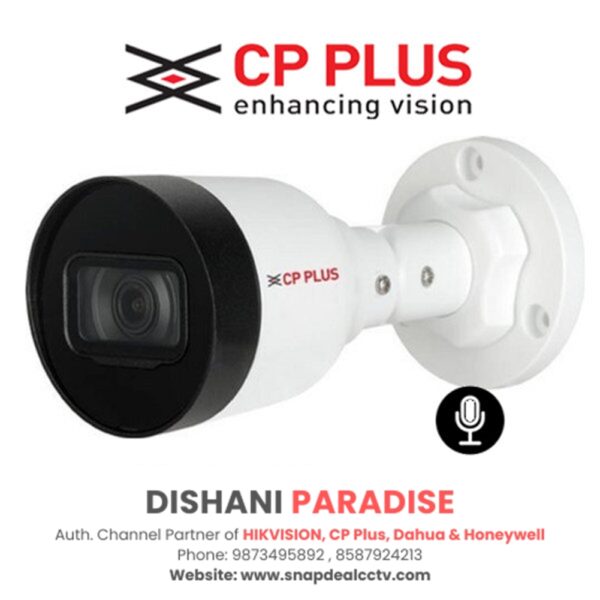 CP Plus IP 4MP Bullet CCTV with MIC (CP-UNC-TA41PL3C-D)