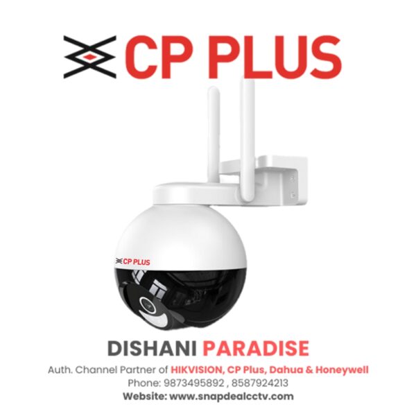 CP Plus IP 4MP WiFi Wireless PT IP Camera (CP-Z43A)