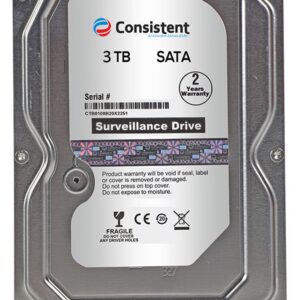 Consistent 3TB SATA 3.5 Inch Internal Hard Drive