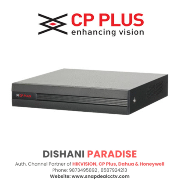 CP Plus HD 5MP 4 Channel DVR (CP-UVR-0401F1-HC)