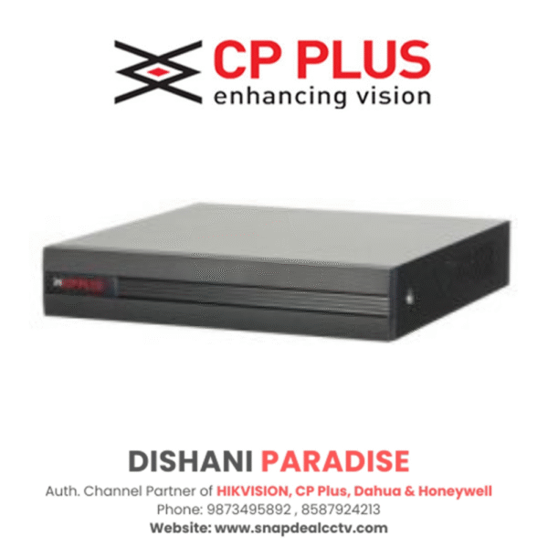 CP Plus HD 8 Channel 5MP H.265+ DVR (CP-UVR-0801F1-HC)