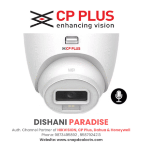 CP Plus IP 4MP Smart Dual Light Dome CCTV with MIC (CP-UNC-DA41PL3C-L-Y)