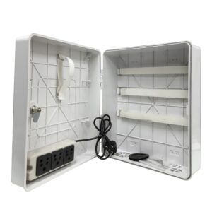 PVC Rack for Mini DVR and PoE Switch (Indoor / Outdoor)