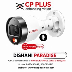 CP Plus Full Color Bullet CCTV Camera with Smart Hybrid Light – Dishani Paradise